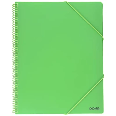 Image de DOHE Porte vues de 30 pochettes PP (80 mic) A4 à spirale Vert