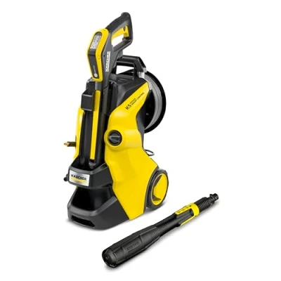Image de Kärcher Nettoyeur haute pression K 5 Premium Smart Control Flex, : max. 145 bar, débit 500 l/h, puissance de surface 40 m²/h, enrouleur tuyau, tuyau et pistolet