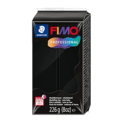 Image de STAEDTLER 8042 9 ST Pâte à modeler Fimo Prof 226 g Noir Standard
