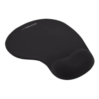 Image de Esperanza EA137K Noir Tapis de Souris (Noir, Uniforme, Repose Poignets)