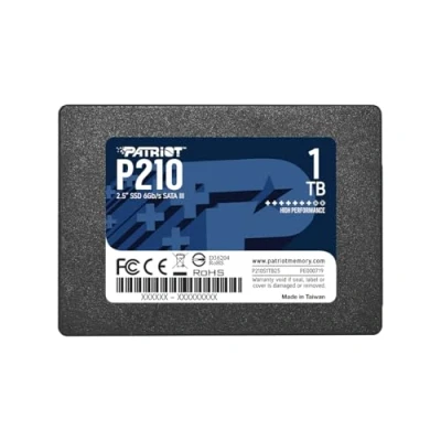 Image de Patriot P210 SSD 1To SATA III Disque Solide Interne 2.5&quot; P210S1To25