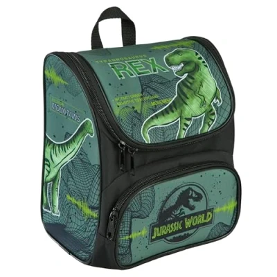 Image de Scooli CUTIE Sac d&#039;école maternelle Jurassic World Compartiment principal et poche frontale Bretelles dos rembourrés Idéal pour les enfants à partir de 3 ans