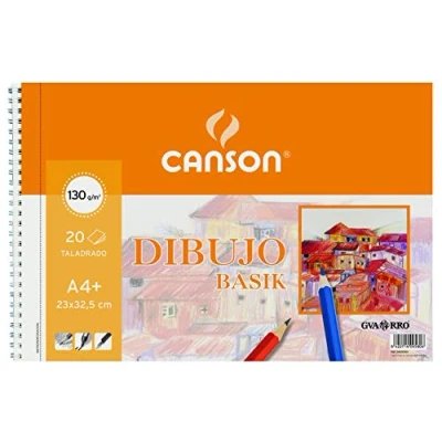 Image de Canson Basic Cahier 20 feuilles A4+ 130 g