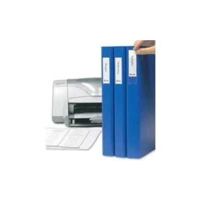 Image de 3L Porte étiquettes auto adhésif en polypropylène avec insert imprimables Cartes 35 x 75 mm Réf 10321 [Lot de 48]