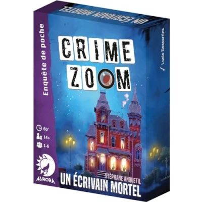 Image de Asmodee Crime Zoom : Un Écrivain Mortel Jeu de Société d&#039;Enquête pour Adultes &amp; Enfants dès 14 ans Scène ... Livre d’occasion