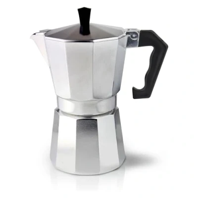 Image de Café Olé ‎ECM 12 Machine à Expresso de Style Italien en Aluminium, 3 Tasses, Capacité Tasses (480mL)