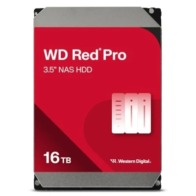 Image de WD Red Pro 16 To Disque dur Interne 3.5&quot; dédié NAS, 7200 RPM Class, SATA 6 GB/s, CMR, 512MB Cache, Garantie 5 ans