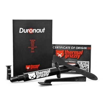 Image de Thermal Grizzly Duronaut 6 g Durabilité améliorée et pâte thermique haute performance pour une conductivité maximale lors de l&#039;overclocking CPU/GPU/PS4/PS5/Xbox