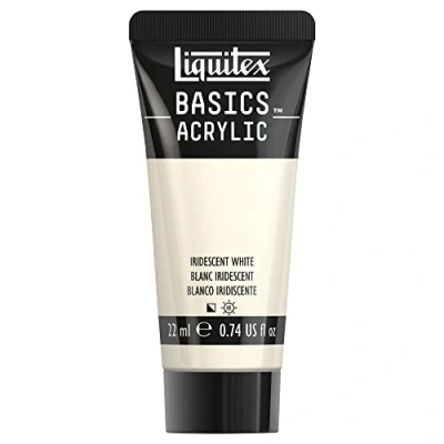 Image de Liquitex Acrylique Basics Tube 22 ml Blanc Iridescent ROW