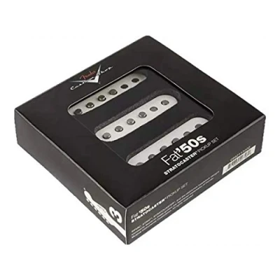 Image de Fender Custom Shop Fat &#039;50s Stratocaster Set de Micros Blanc