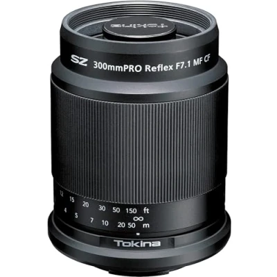 Image de Objectif téléobjectif miroir Tokina SZ 300 mm PRO Reflex F7.1 MF CF Monture Canon EF M Léger 235 g Mise au point manuelle