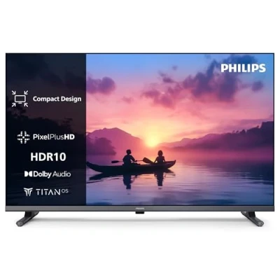 Image de Philips 32PFS6000 2K HD LED Smart TV Écran 32 Pouces avec Pixel Plus, Plateforme Titan OS et Son Dolby Digital Compatible Alexa Assistant Vocal Google