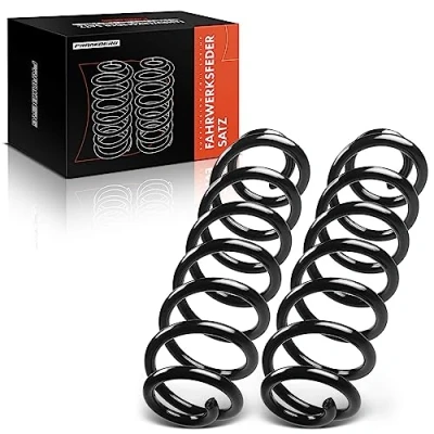 Image de Frankberg 2x Ressorts de suspension Essieu Arrière Gauche Droite Compatibles avec Octavia II Combi 2004 2013 Golf 2008 T o u r a n 2009 2017 Remplacer# 1K0511115DK