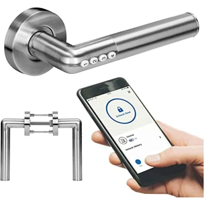 Image de Miratic Serrure Connectée a Code Mecanique Bluetooth Smart IP44 Ouvert via PIN ou Application (noir)
