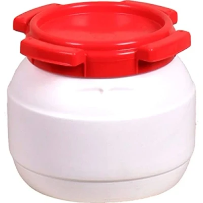 Image de Relags Tonneau Rond à col Large Blanc 3,6 l