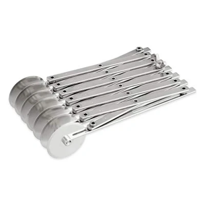 Image de Thermohauser 5000268815 Coupe pâte 7 pièces en acier inoxydable avec roues lisses 5,5 cm