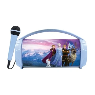 Image de Enceinte Bluetooth® Sans Fil Lumineuse avec Micro La Reine des Neiges