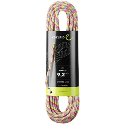 Image de EDELRID Kinglet 9,2mm Corde d&#039;escalade, Uni, 60m