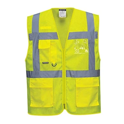 Image de Portwest gilet HV Meshair Athène, Couleur: Jaune, Taille: L, C376YERL