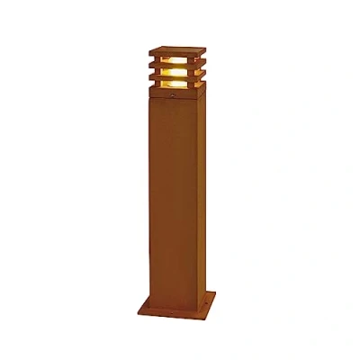 Image de SLV 229421 Rusty Square 70 Lampe d&#039;extérieur en Fer rouillé E27 ESL, Max. 11 W, IP55, Acier, rouillé,