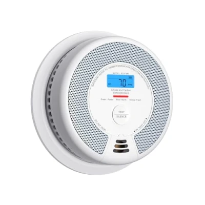 Image de X Sense Détecteur de Fumée et Monoxyde Carbone Connecté, Kit Sécurité pour la Maison, Station Base SBS50 Requise, Compatible avec l&#039;Appli Home Security, SC07 MR, Lot 1