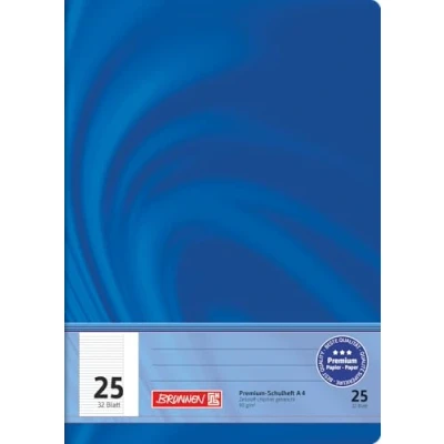 Image de Brunnen 104442502 Cahier scolaire A4 32 pages blanches avec feuilles lignées Style 25