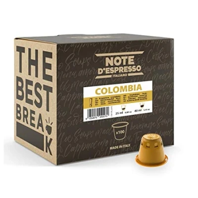 Image de Note d&#039;Espresso Colombia Capsules de Café Exclusivement Compatible avec Machine NESPRESSO* 100 x 5,6 g