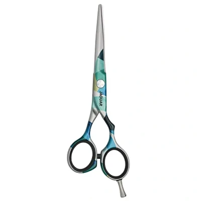 Image de JAGUAR Ciseaux de coiffure JaguART IN MOTION 14,7 cm au design offset Revêtement high tech hypoallergénique et résistant qualité photo Fabriqué en Allemagne
