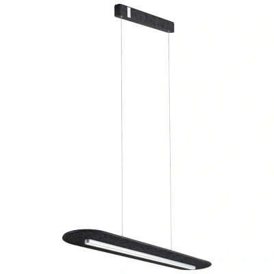 Image de Paulmann Suspension LED Tulga, anthracite, feutre, 3 step dim