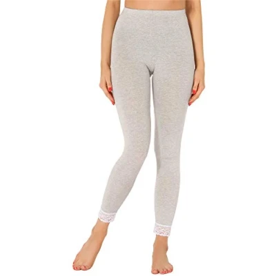 Image de Merry Style Leggings pour femmes 7/8 Confortables avec dentelle en viscose MS10 342 (Mélange,L)