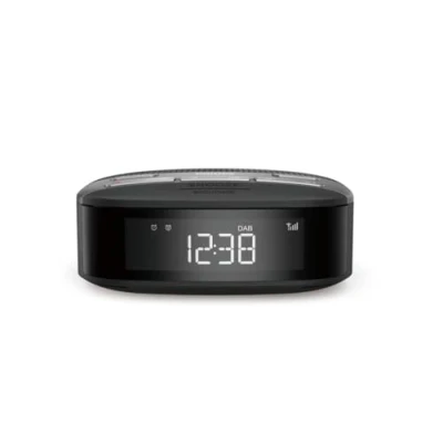 Image de Philips R3505/12 Radio réveil, Dab+ (Double Alarme, Arrêt programmé, Forme compacte, numérique Dab+/FM, Synchronisation Automatique de l&#039;heure, Batterie Secours)