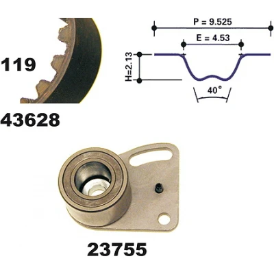 Image de Kit de distribution MAPCO 23628
