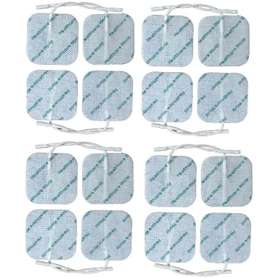 Image de Healthcare World 16 Square Tens Electrodes Pads for TPN Tenscare NeuroTrac Med Fit Flexi machines