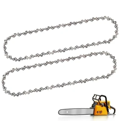 Image de EPLZON 350 mm 3/8&quot; LP 1,3 52 maillons Chaîne de tronçonneuse Faible Rebond Compatible avec Einhell, Bosch, Dolmar, Ryobi, Husqvarna et Plus
