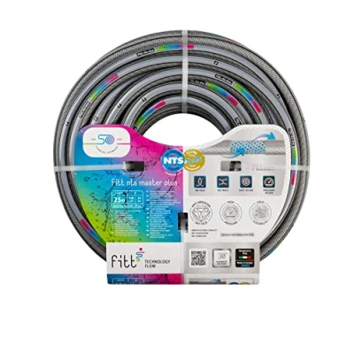 Image de FITT NTS MASTERPLUS 5/8&quot; (15 mm) 25 m Tuyau d&#039;Arrosage pour Les Jardins, Robuste et malléable, Usage intensif Professionnel