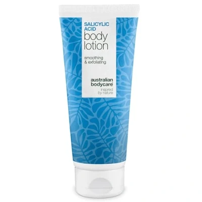 Image de Lotion corporelle à l’acide salicylique contre impuretés, peau sèche et grasse. Avec niacinamide acide hyaluronique pour exfolier hydrater