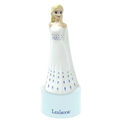 Image de Lexibook Aucun caractère de Sujet Reine des Neiges Veilleuse et Haut Parleur pour Chambre d&#039;enfants, Changement Couleurs, lumière Douce, à Piles, NS01FZ, Jaune, Bleu, Vert, Rouge, M