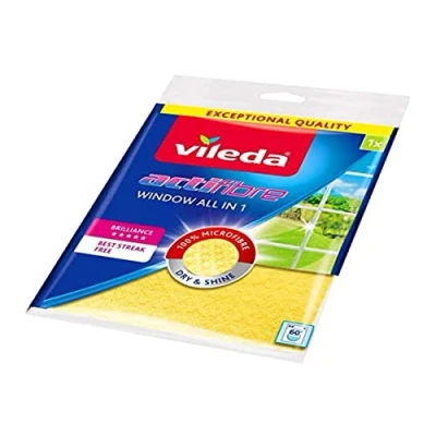 Image de Vileda Actifibre Chiffon pour vitres Jaune