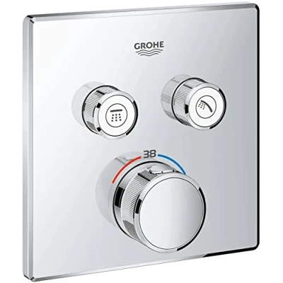 Image de GROHE 29124000 Grohtherm SmartControl Thermostatique pour Installation encastrée 2 Sorties, Chromé