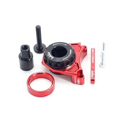 Image de windmeile Kit Adaptateur Lekkie BB86/92, Rouge, pour Bafang BBS01 BBS02 BBSHD, manivelles V3.1, E Bike, Pedelec
