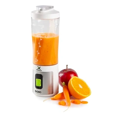 Image de Blender portable sans fil DOMO DO752BL XPOWER 120 W 600 ml Blanc