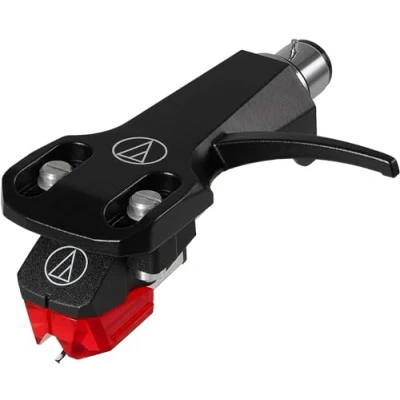 Image de Audio Technica AT XP5/H Cellule Stéréo à Double Aimant Mobiles avec Porte DJ Red