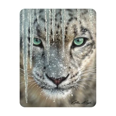 Image de Deluxebase Magnet 3D LiveLife Glace Bleue de Aimant lenticulaire Puissant pour frigo Léopard. décoratif Enfants &amp; Adultes avec Illustrations sous Licence Artiste renommé Collin Bogle