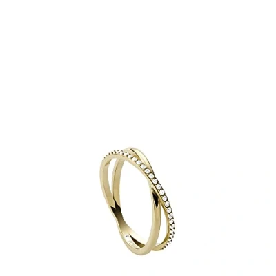 Image de Fossil Bague goldcoloured, Femme, Taille: 55, Gold coloured