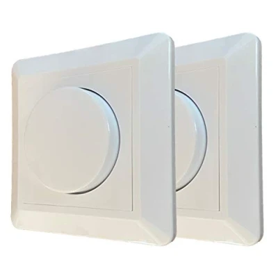 Image de Kit: greenandco® gc 200MCM Variateur LED numérique principal + 200MCS Module de commande supplémentaire, encastrables, blancs