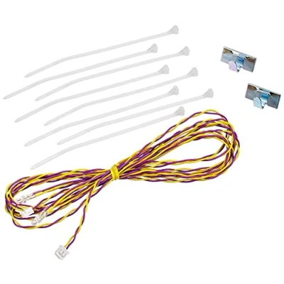 Image de TAMIYA MFC Kit de LED Jaune 3 mm L : 1100 mm, Rechange, modélisme, Accessoires pour véhicules radiocommandés, pièces Tuning, 56551, Multicolore, Large