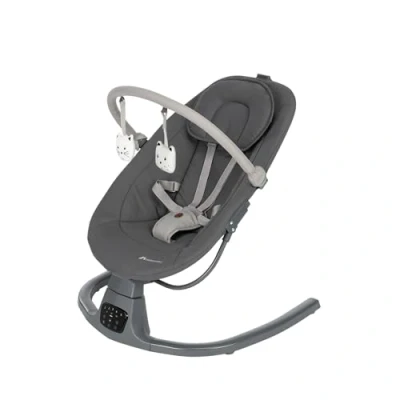 Image de BEBECONFORT JOLANA, Transat balancelle, confortable, détection De mouvements, 0 à 9 mois (9kg) TINTED GRAPHITE