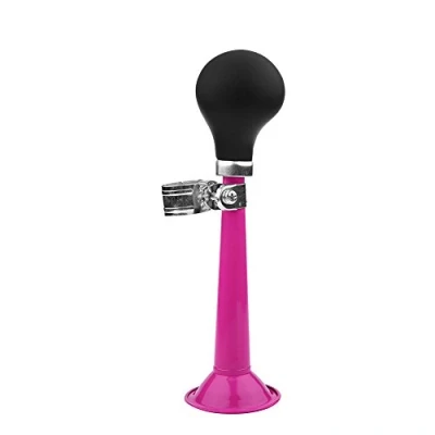 Image de Sonnette Trompette Vélo VTT Cornet Rétro Avertisseur Sonor Klaxon Classique 2,2 pouces pour Bicyclette Non Electronique ( Couleur : Rose )