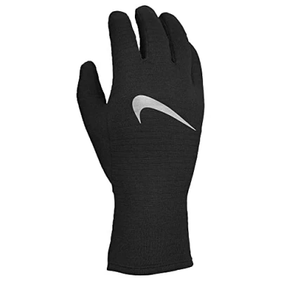 Image de Nike Sphere Running Gants Homme 082 Black/Black/Silver FR : XS (Taille Fabricant XS)