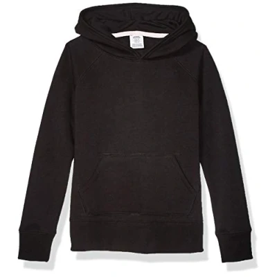 Image de Amazon Essentials Sweatshirt à Capuche Enfiler Fille, Noir, 4 Ans